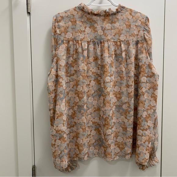 Wilfred Alexis blouse Floral Print Women's top size XL - Picture 6 of 14